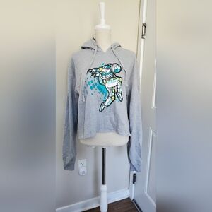 Tultex Astronaut Gray Hoodie